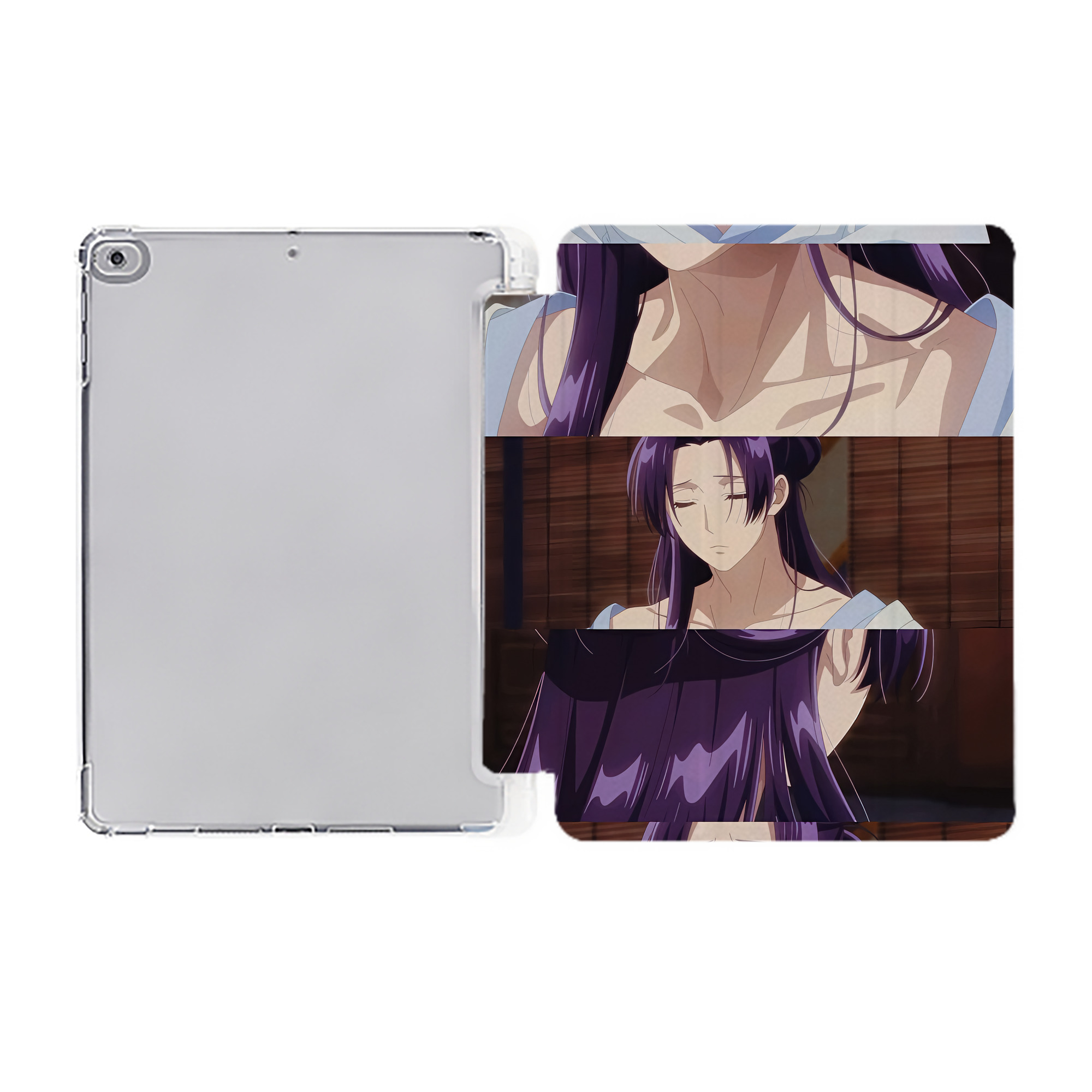 （画像用） 薬屋のひとりごと The Apothecary Diaries IPad ケース ペン収納付き 三つ折りスタンド PUレザー×シリコン 対応機種9.5/10.5/10.9インチ